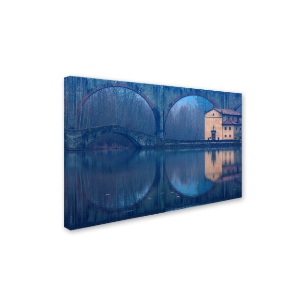 Massimo Della Latta 'Bridge House' Canvas Art,12x19